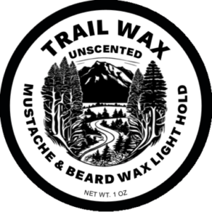 Trail Wax Unscented mustache and Beard wax - light hold
